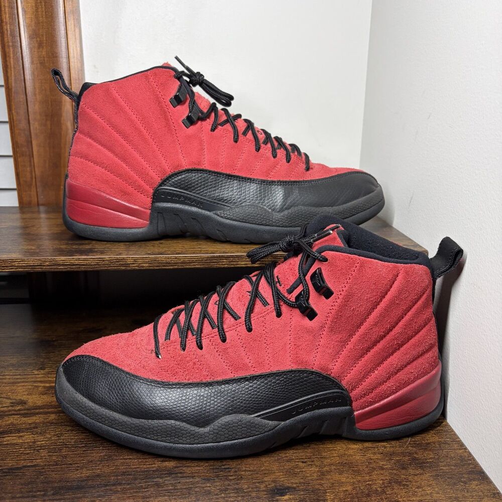 Size 10.5 - Nike Air Jordan 12 Retro Reverse Flu Game